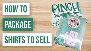 👕 How to Package Shirts to Sell