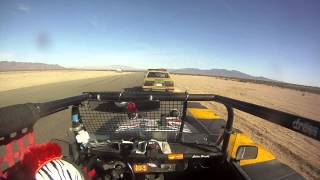 Cynthia - In her first race - 24 hour of LeMons - Arse-Freeze-2012 Chuckwalla Valley Raceway