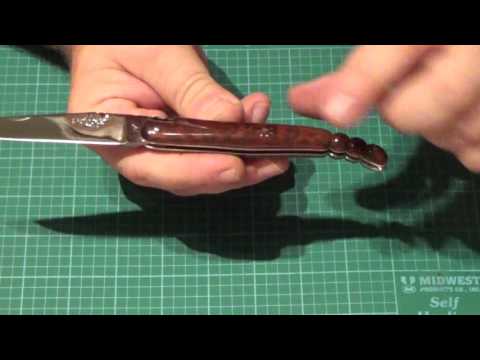 Exquisite Virgilio Munoz Forge de Laguiole horse french folding knife