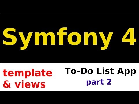 Move html template to Symfony - Symfony 4 CRUD tutorial
