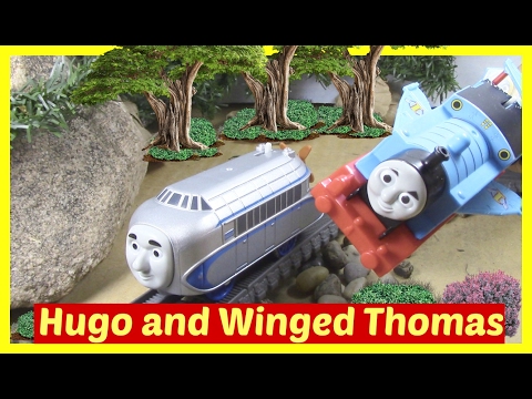 Thomas and Friends Accidents Will Happen Toy Trains Thomas the Tank Engine Hugo Winged Thomas Video