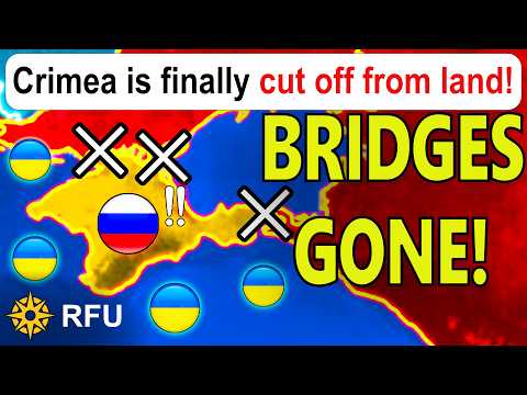 This is finally happening! Ukraine is cutting off Russians in Crimea!