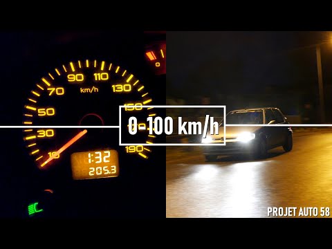 Peugeot 106 1.4 75 "Enfant Terrible" : 0-100 km/h
