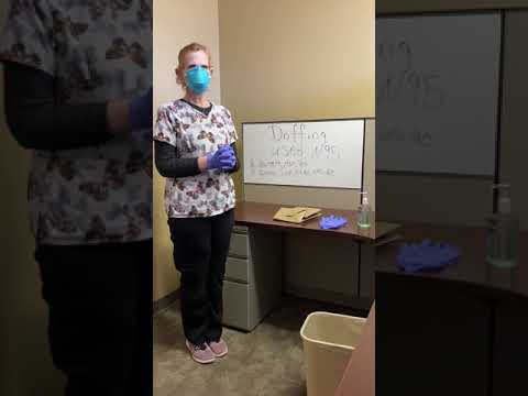 Doffing N95 Respirator-used