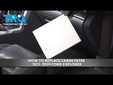 How to Replace Cabin Filter 2011-2019 Ford Explorer