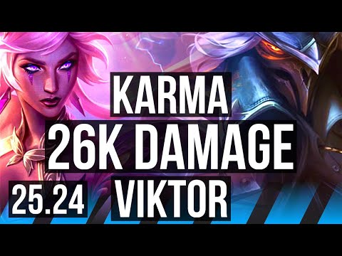 KARMA vs VIKTOR (MID) | 26K damage | EUW Diamond | 25.24