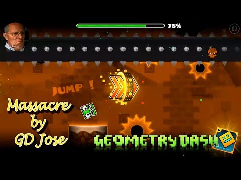 Geometry Dash 2.1 - Epic Custom Level - Massacre by GD Jose
