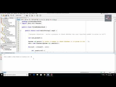 Java Program To Check For Prime Numbers Java Tutorials Tebcode