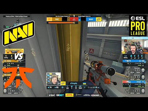 NAVI vs FNATIC MD3 ESL PRO LEAGUE - CSGO HIGHLIGHTS | GAULES