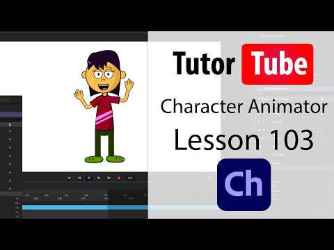 Adobe Character Animator Lesson 1 Interface
