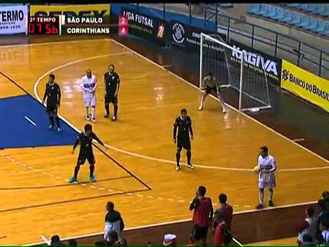 Caneta Rafinha ✰ São Paulo 3 Vs 4 Corinthians ✰ Liga Futsal 2013