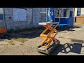 Подъемник гидравлический, самоходный ножничный подъемник, оборудование для теплиц - фото 1