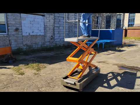 Подъемник гидравлический, самоходный ножничный подъемник, оборудование для теплиц