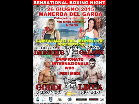 IBF Superflyweight World Championship, Debora Dionicius vs. Simona Galassi