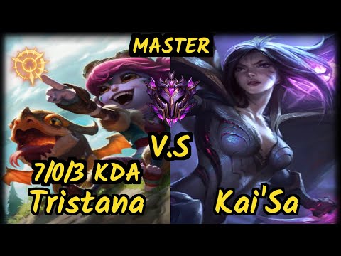 Kramer (TRISTANA) vs KAI'SA - 7/0/3 KDA BOTTOM ADC GAMEPLAY - KR Ranked MASTER