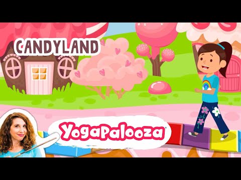Let's go to Candyland!  Sweet Mindful Movement Adventure with @yogapalooza!