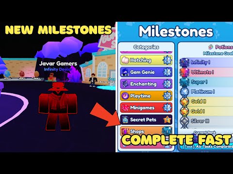 How To EASILY COMPLETE The New MILESTONES FAST In BGSI