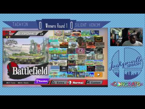 Jax Smash Weekly 5/18/17 - BxA Tachyon(Pikachu) Vs Venom(Fox) - Wii U Winners R3