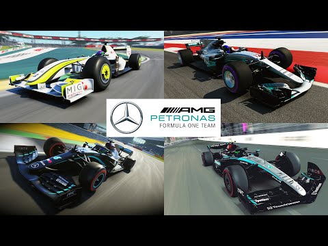Evolution of Mercedes in Codemasters F1 Games | 2009 - 2024