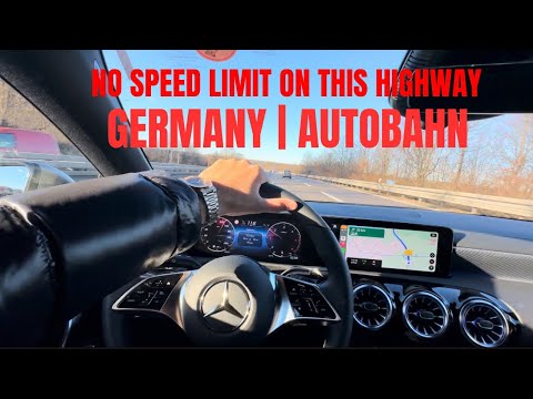 Driving on the NO SPEED LIMIT Highway | Autobahn | Germany | Neuschwanstein Castle