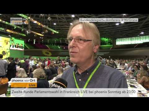 Bundesparteitag B'90/Grüne: Ragnar Rohweder im Interview am 16.06.2017