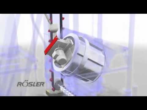 Rösler Metal Finishing MT Rotary Barrel Blast Machine