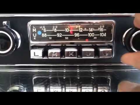 Chromelondon NOS NEW BLAUPUNKT KARLSRUHE DELUXE CHROME FM RADIO WITH BOOKLET AND MP3
