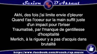 Sexion d&#39;Assaut - à coeur ouvert (Paroles) HD 2012 (Lyrics)