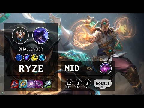 Ryze Mid vs Vel'Koz - EUW Challenger Patch 10.13