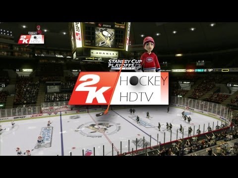 NHL 2K10: 2013 Playoffs CANADIENS v.s. PENGUINS (broadcast 1080p)