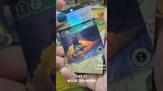 Day 22 of the Wilds Unknown. #packopenings #wildsunknown #disneylorcana #alexwarreneternity