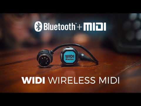CME WIDI Master Ultra Low Latency Wireless MIDI DIN 5 Bluetooth MIDI Adapter without battery