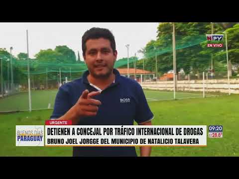 Concejal colorado es detenido por supuesto tráfico internacional de cocaína