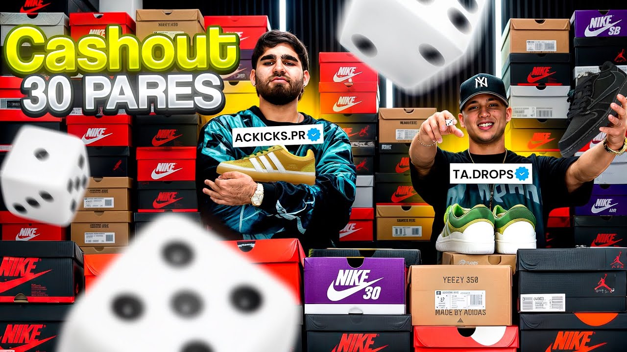 CASHOUT DE 30 PARES EN TIENDA