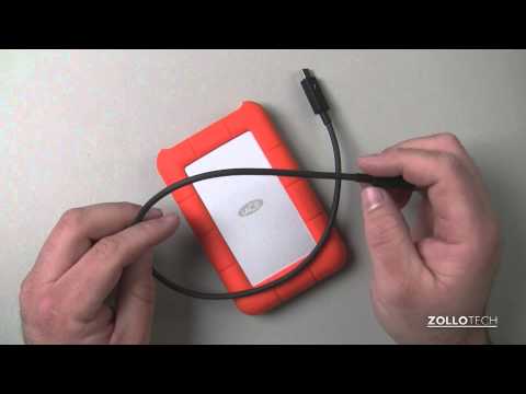 LaCie Thunderbolt Portable Rugged SSD - Quick Look