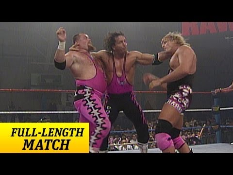 FULL-LENGTH MATCH - Raw - Bret Hart & British Bulldog vs. Owen Hart & Jim Neidhart