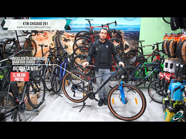 Видео о Велосипед KTM Chicago Disc 291 Grey (Black/Orange)