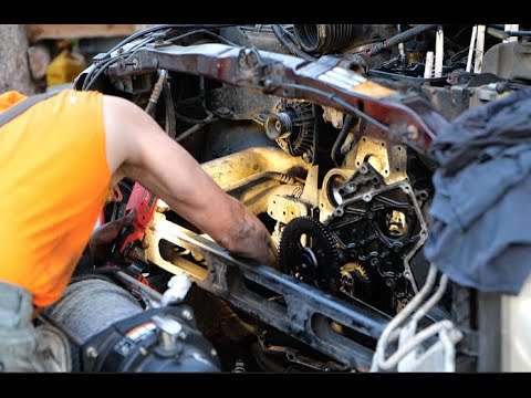 2004 Cummins 24v Timing Housing Gasket Replacement