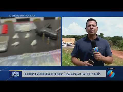 Distribuidora de bebidas é usada para o tráfico de drogas em Valparaíso de Goiás