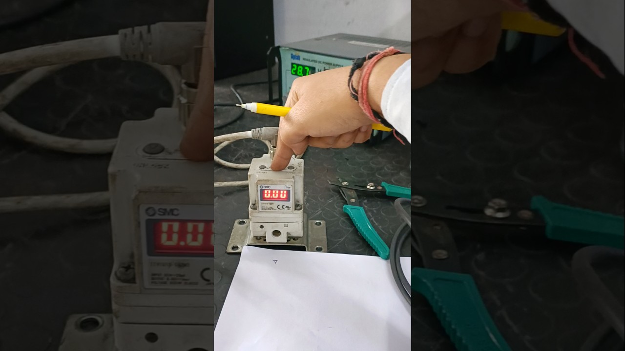 current to pressure converter settings