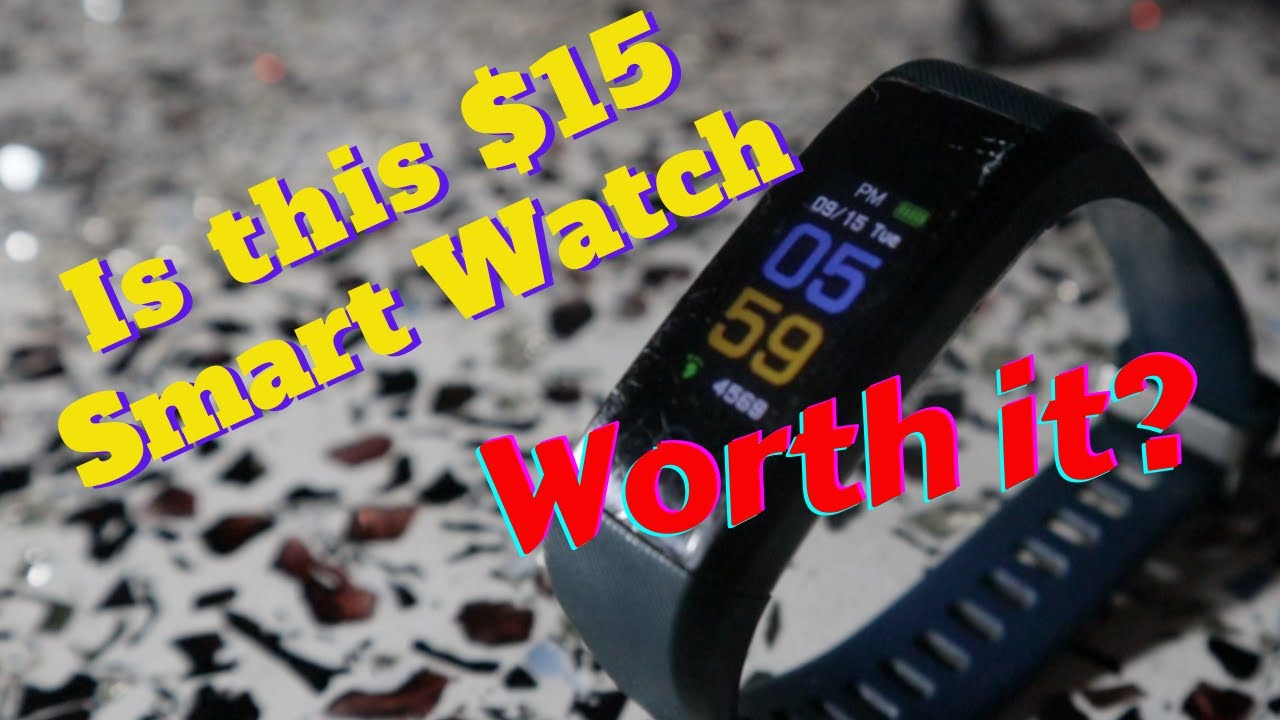 $15 Smart Watch Fitness Tracker Review - Is It Worth It? - Heart Rate, Blood Pressure Monitor