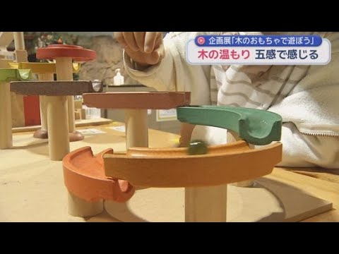 YouTube Video 木の温もりを五感で感じよう　静岡・富士市の道の駅・富士川楽座で秋の企画展「木のおもちゃで遊ぼう」が開催中