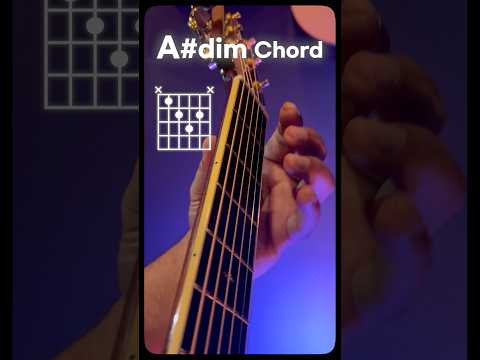 How to play the A#dim Chord on Guitar | Easiest Beginner Free Online Guitar Lesson