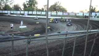 preview picture of video 'Donnie Ray Crawford Memorial Jr. Sprint Heat Race #1 8-31-12'