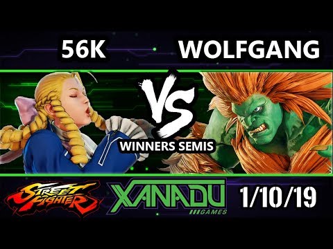 F@X 284 SFV - 56k (Karin) Vs. Wolfgang (Blanka) Street Fighter V Winners Semis