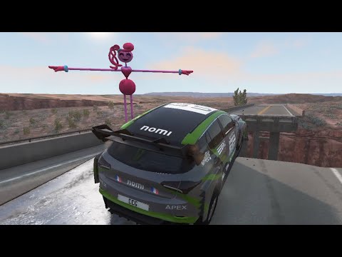 Mommy Long Legs vs Car | Poppy Playtime in BeamNG | Fatal Crash 20