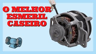 Esmeril com Motor de maquina de lavar. #gadgets