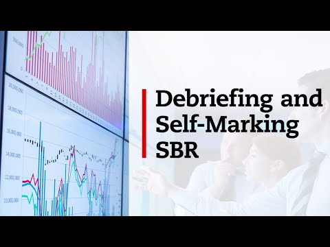 Better Debriefing and Self-marking (SBR)