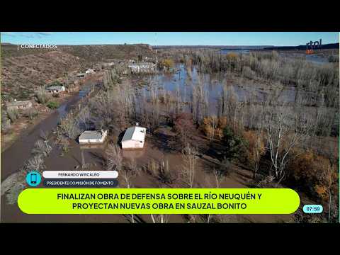#conectadosrtn Finalizan una defensa sobre el río Neuquén