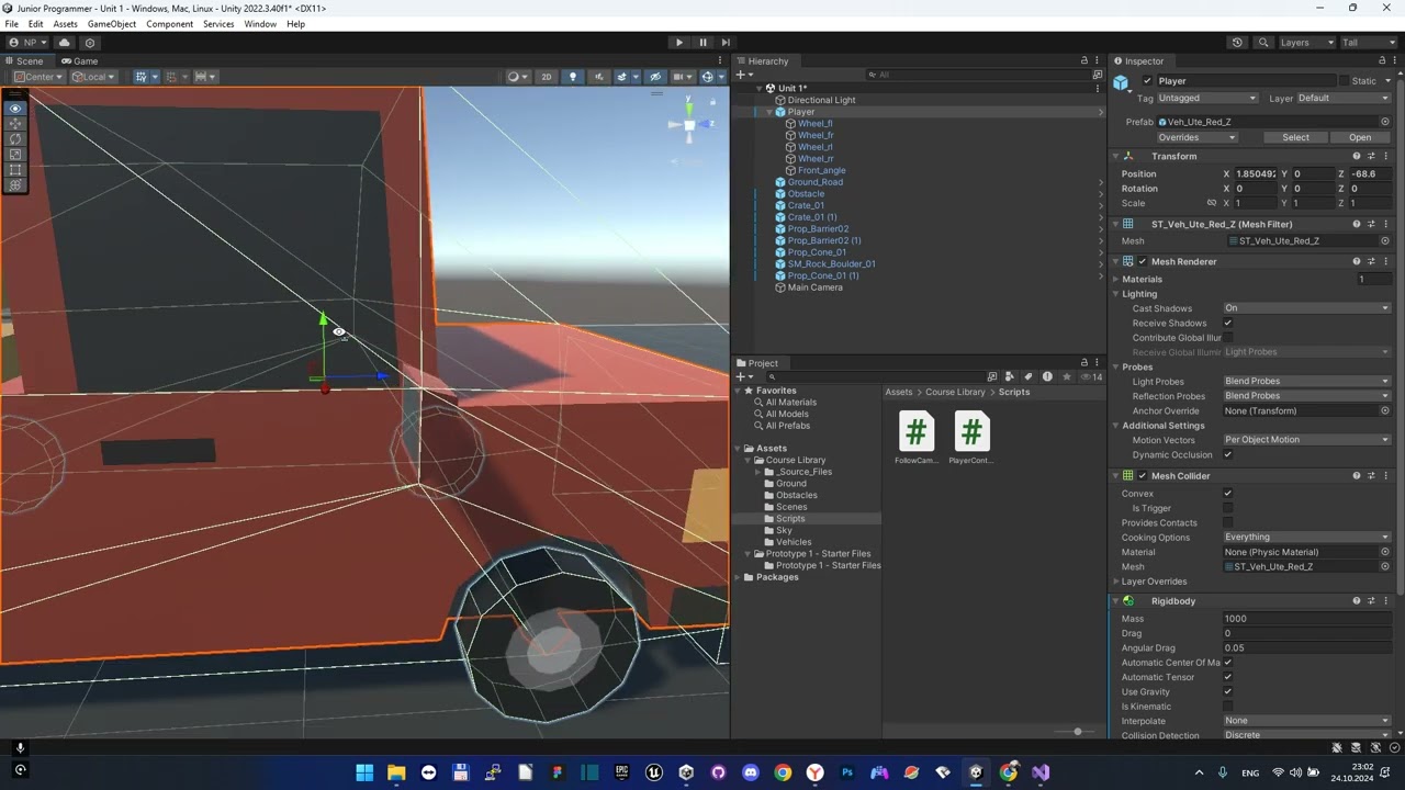 1.3 Camera Movement | Junior Programmer